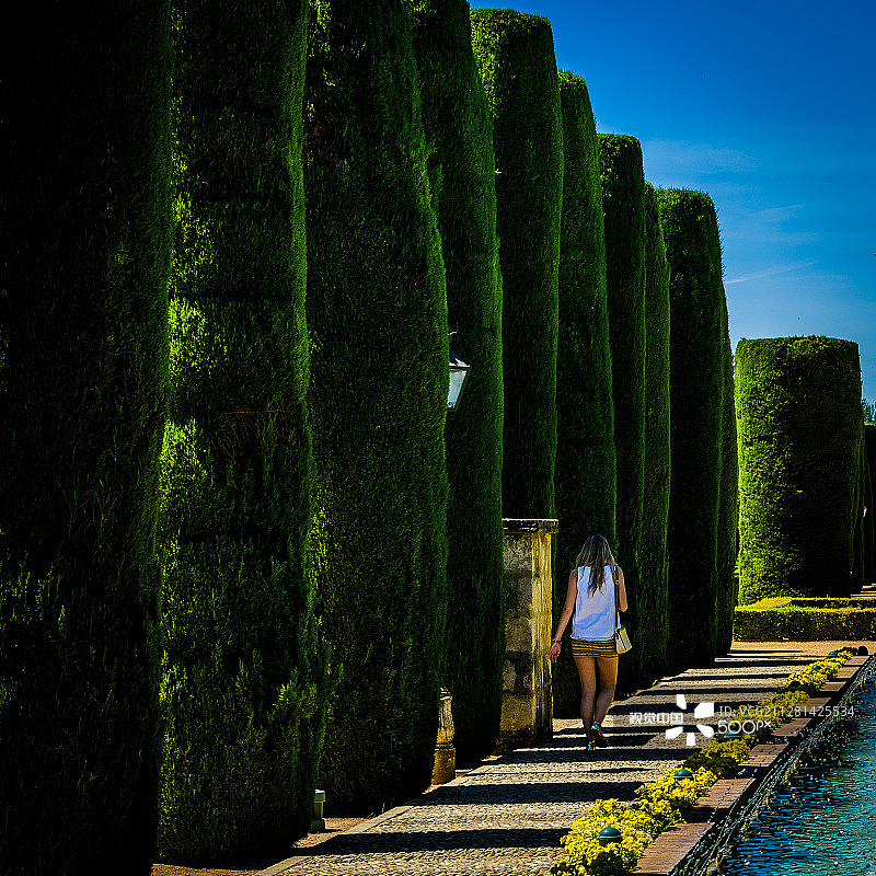 阿尔卡萨花园图片素材
