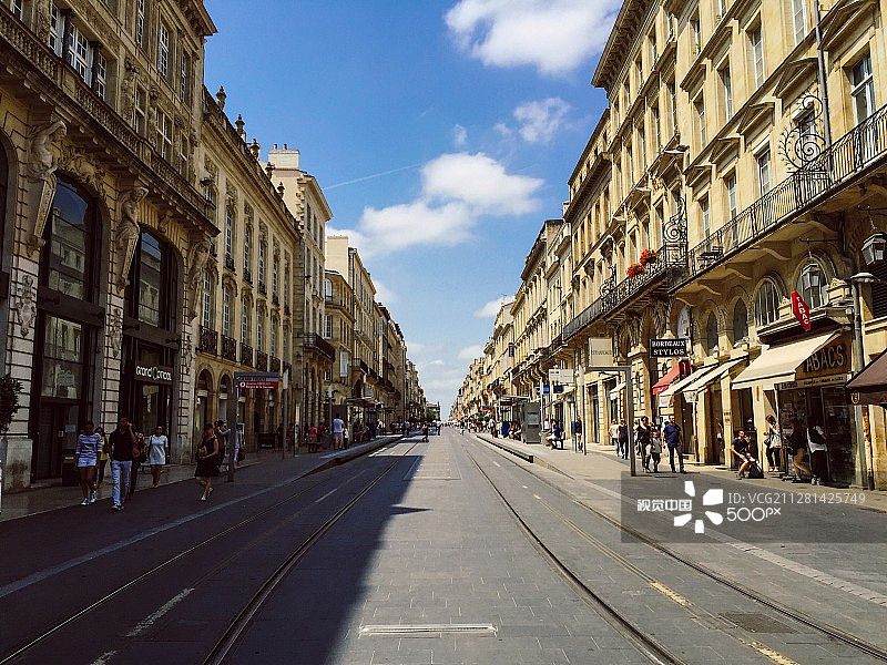 波尔多的街道图片素材