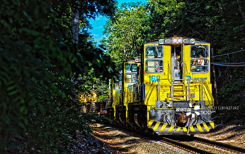 长岛铁路杰弗港支线工程列车3图片素材