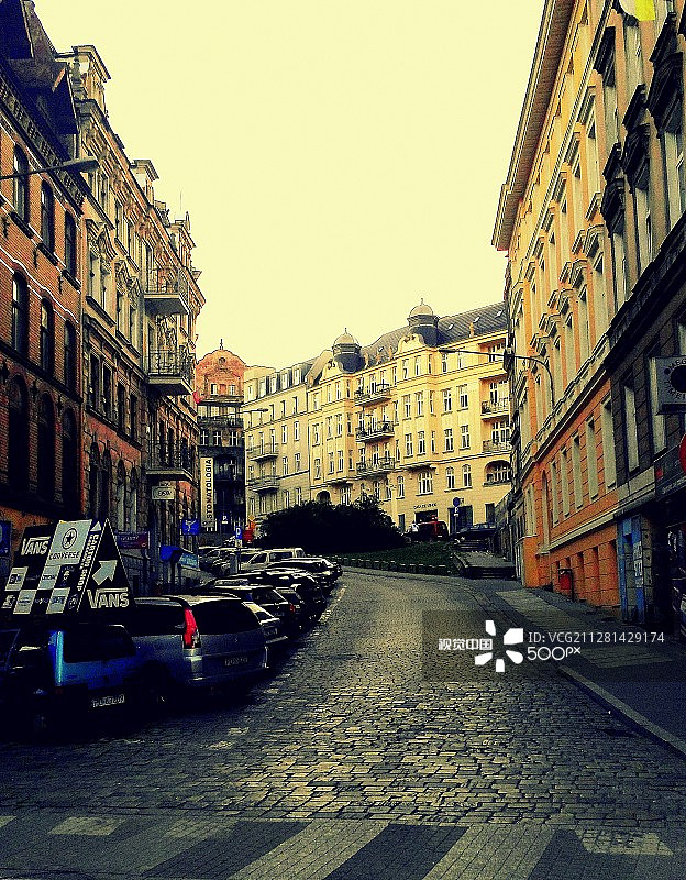 波兰波兹南街道图片素材