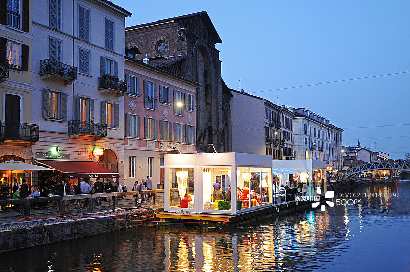 意大利伦巴第米兰纳维利奥区图片素材