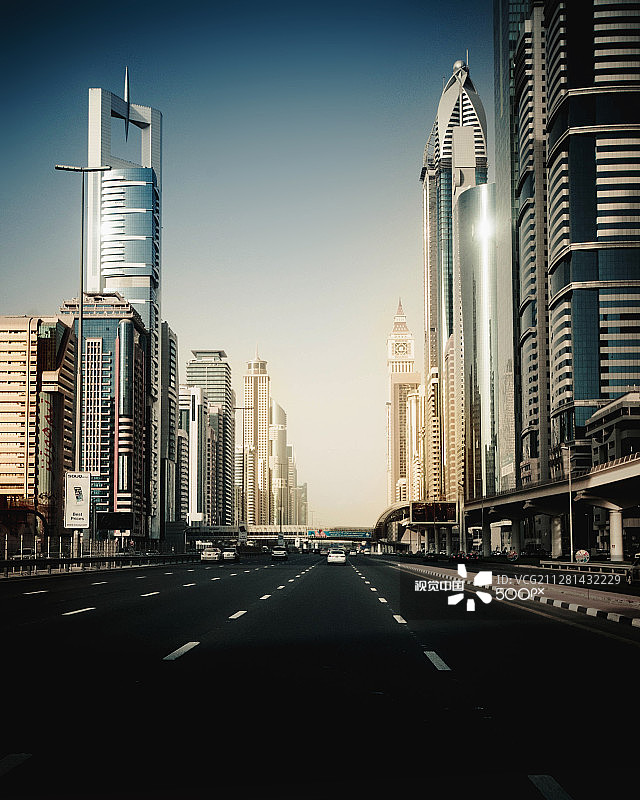 谢赫扎耶德路图片素材