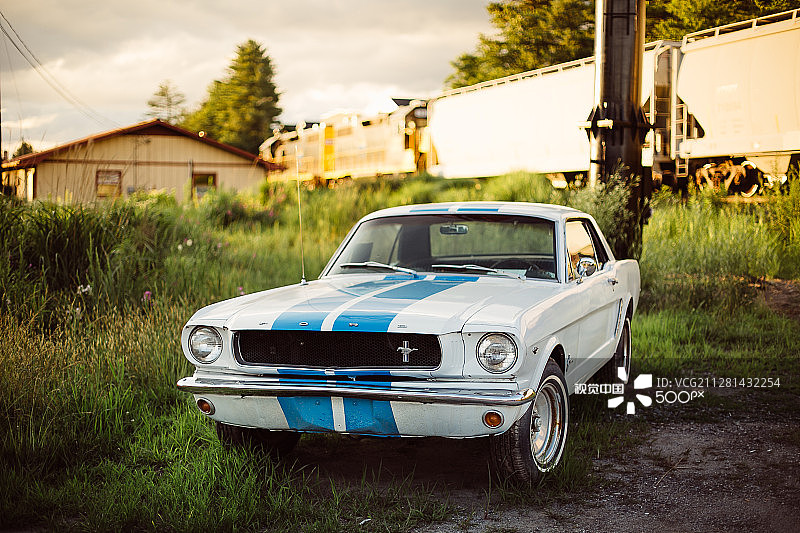 复古福特野马图片素材