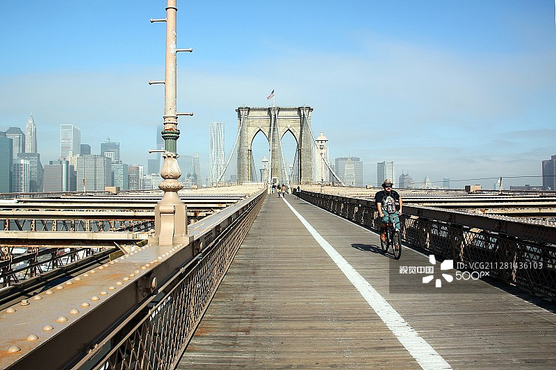 布鲁克林大桥图片素材