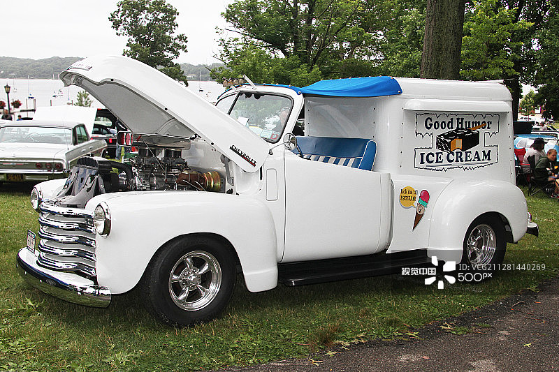 热冰淇淋车图片素材