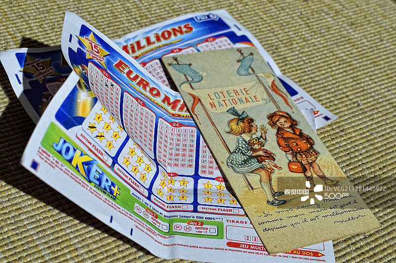 法国彩票图片素材