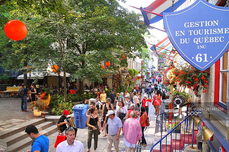 色彩缤纷的魁北克图片素材