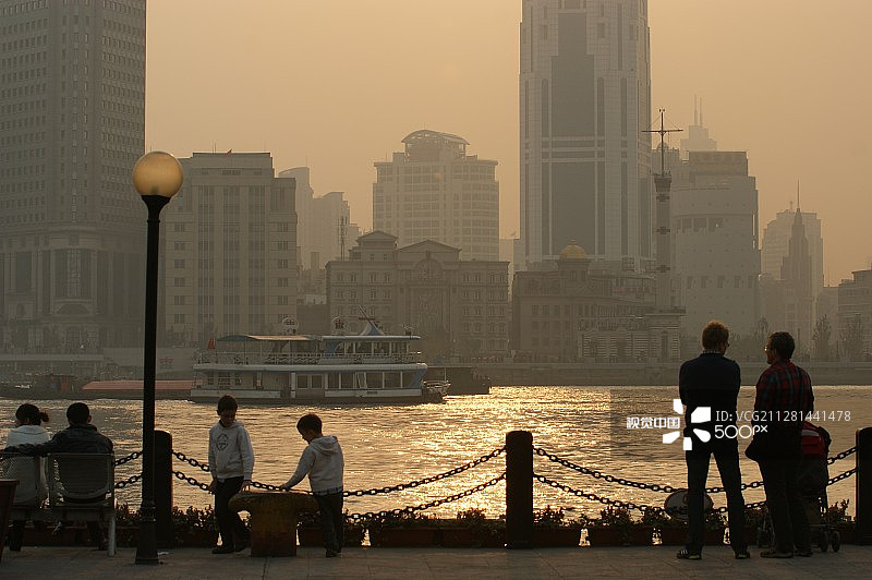 浦东江边图片素材