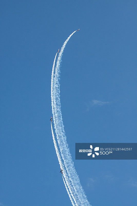 西班牙“Patrulla Aguila”飞行表演图片素材