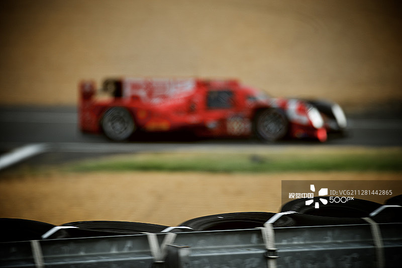 13号Rebellion Racing R-One LMP1赛车，2015年国际汽联世界耐力锦标赛勒芒24小时耐力赛图片素材
