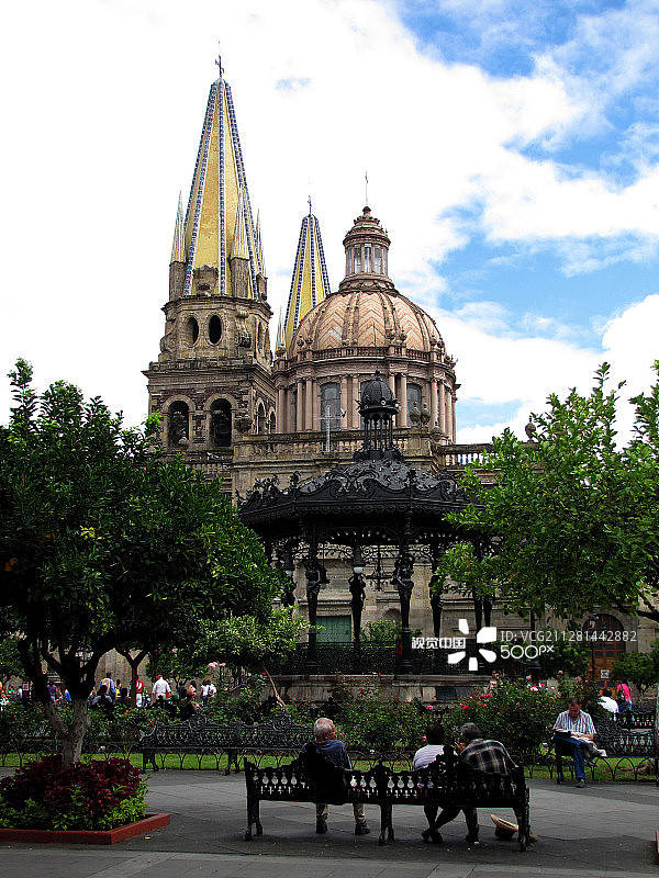 瓜达拉哈拉武器广场和大教堂图片素材