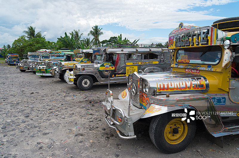 吉普尼车站图片素材