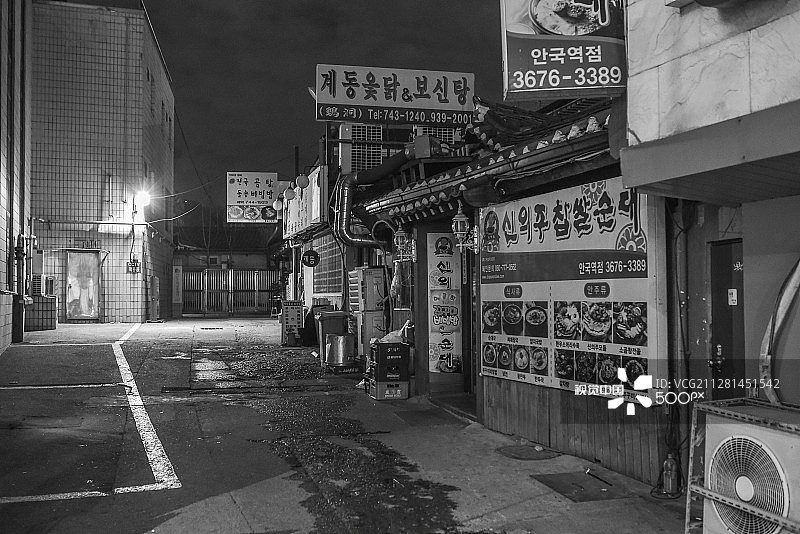 仁寺洞夜景图片素材