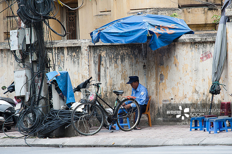 越南保安图片素材
