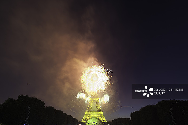 2015年法国巴黎巴士底日图片素材