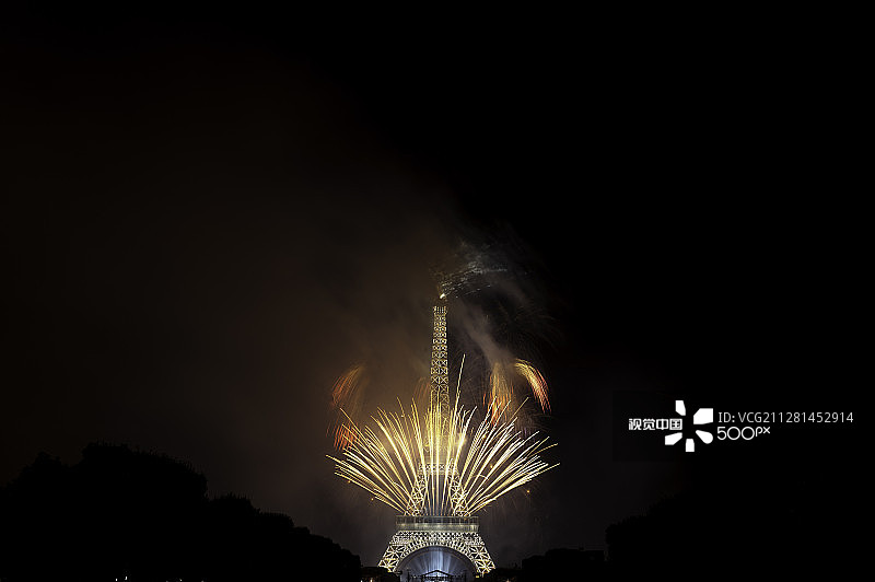 2015年法国巴黎巴士底日图片素材