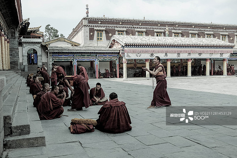 佛经辩论图片素材