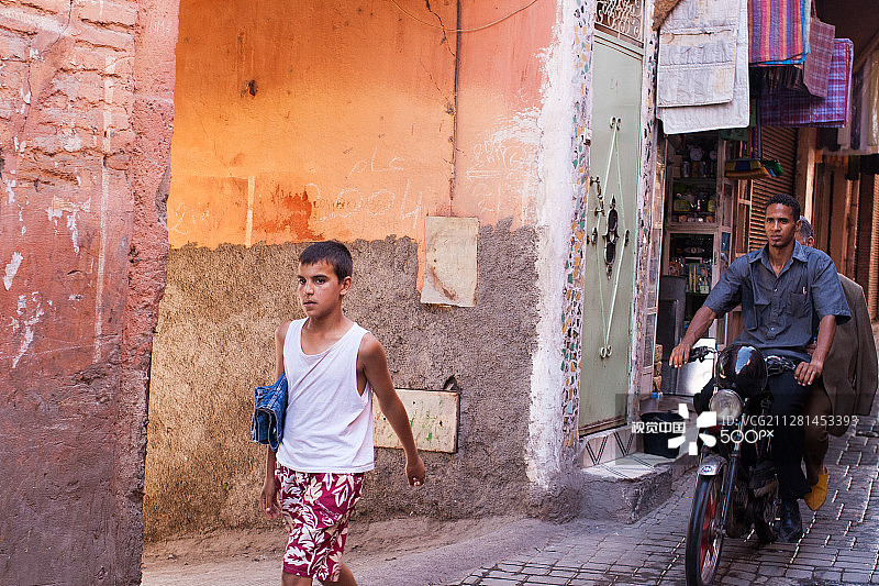 马拉喀什街景图片素材