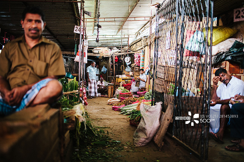 斯里兰卡康提食品市场图片素材