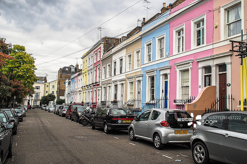 诺丁山的甜美色彩图片素材