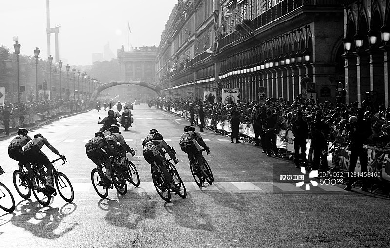 环法自行车赛，里沃利街图片素材
