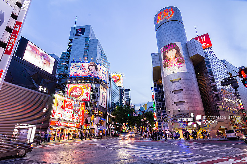 涩谷：日本的时尚中心图片素材