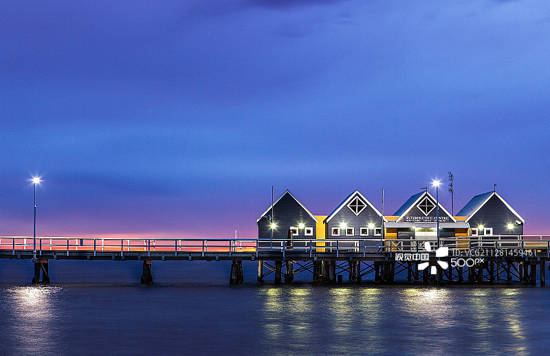 澳大利亚西部的巴塞尔顿码头图片素材