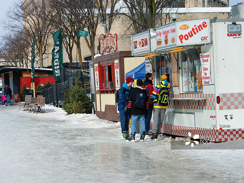 里多运河滑冰道图片素材