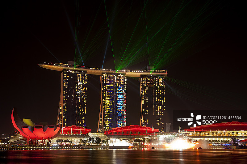 新加坡滨海湾金沙酒店图片素材