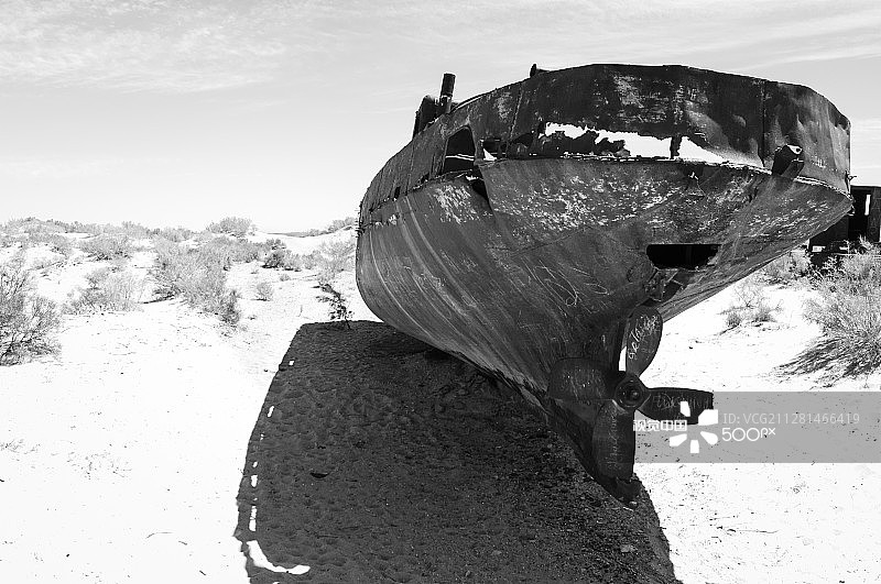 乌兹别克斯坦的咸海图片素材