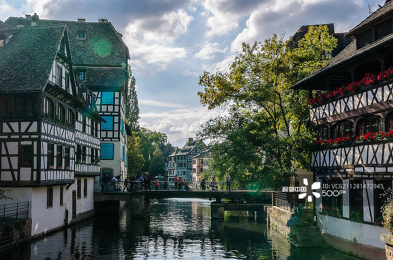 斯特拉斯堡小法兰西图片素材
