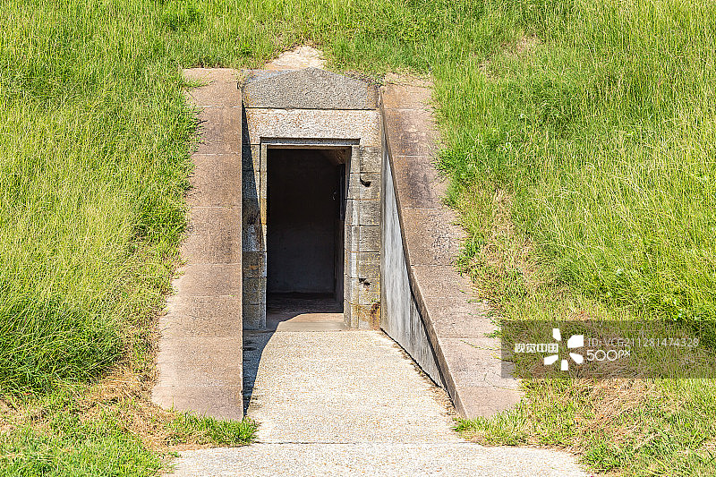 普拉斯基堡，提比岛，佐治亚州图片素材