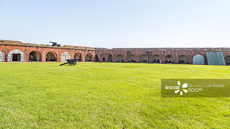 普拉斯基堡，提比岛图片素材