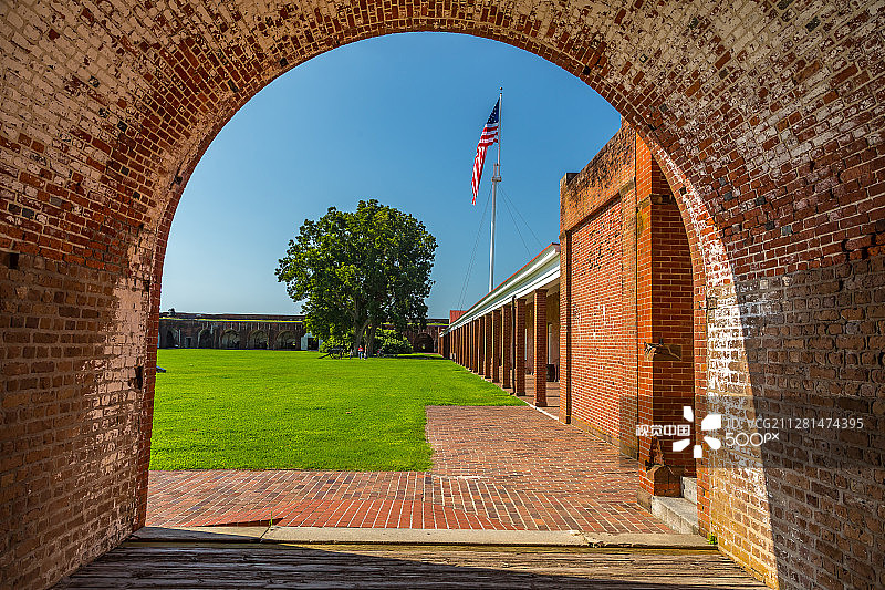 普拉斯基堡，提比岛图片素材