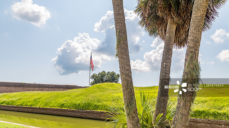 普拉斯基堡，提比岛图片素材
