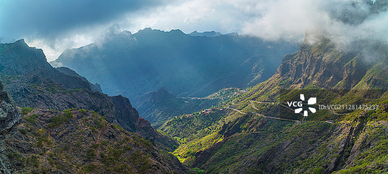 西班牙瓜亚德伊索拉山谷景色图片素材