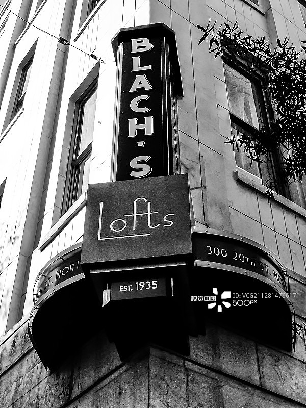Blachs百货公司阁楼标志图片素材