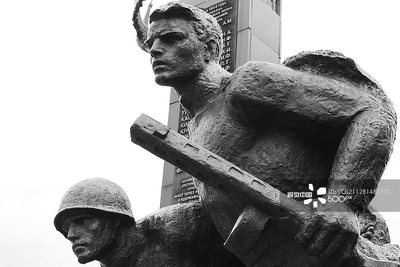 波洛茨克的二战纪念馆图片素材