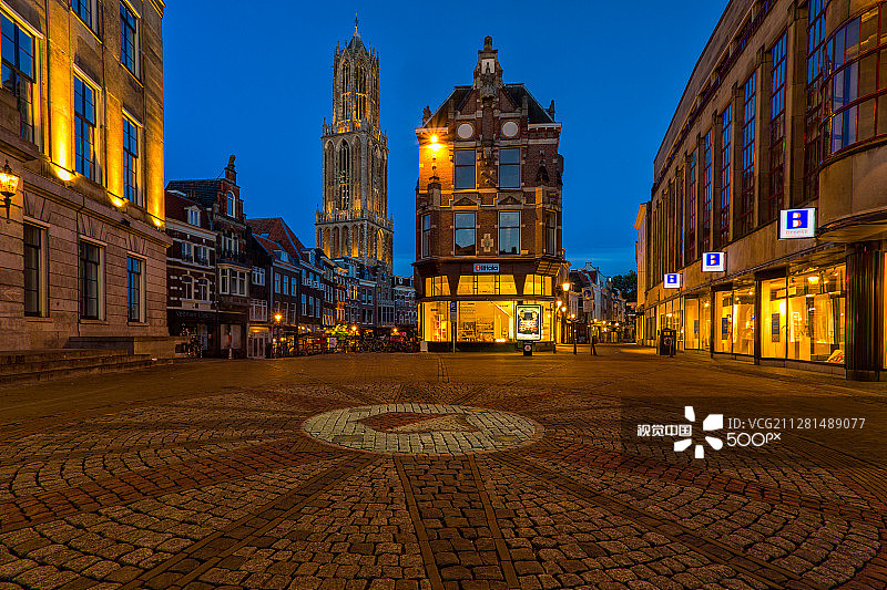 乌特勒支城市广场图片素材