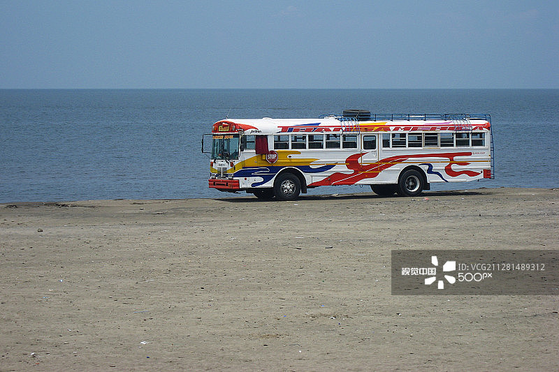 尼加拉瓜的公交车图片素材