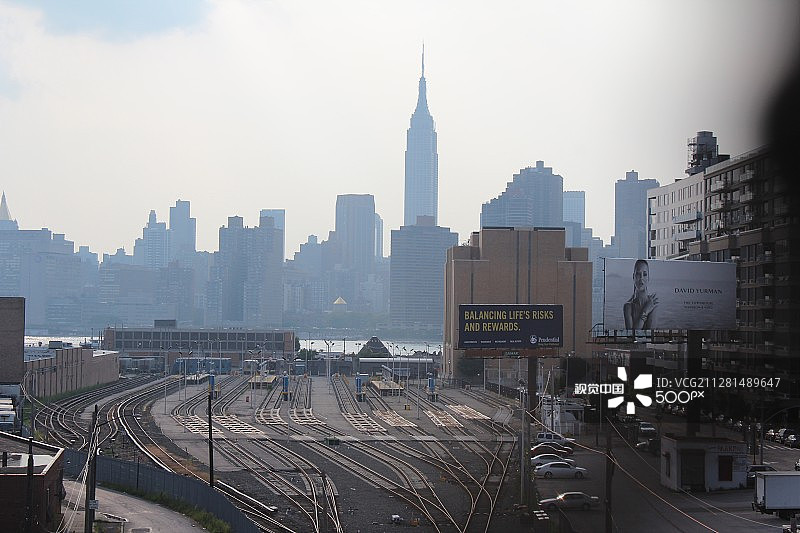 纽约火车车场图片素材