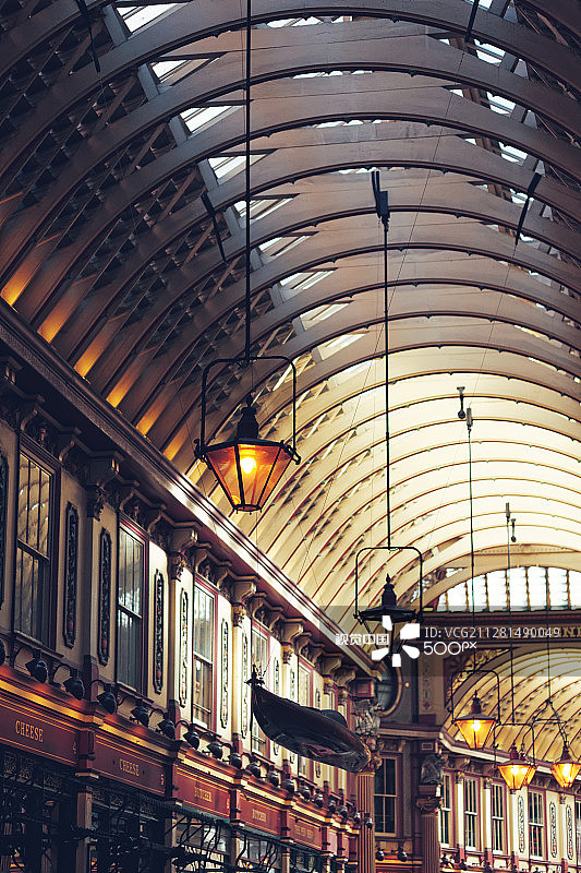 伦敦利德贺市场图片素材