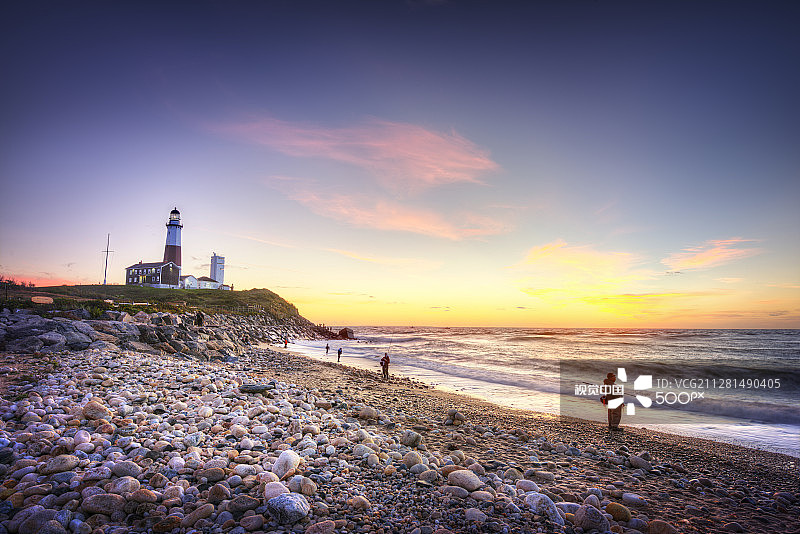 蒙塔克早晨图片素材