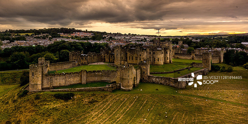 安尼克城堡图片素材
