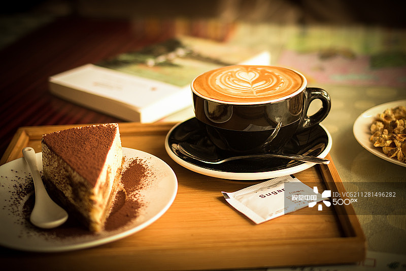 卡布奇诺咖啡图片素材