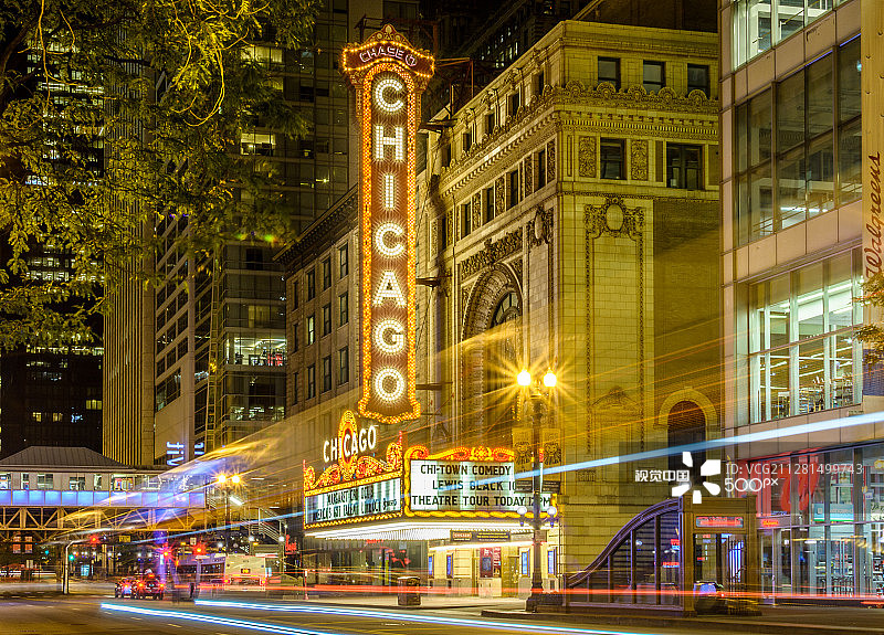 芝加哥剧院图片素材