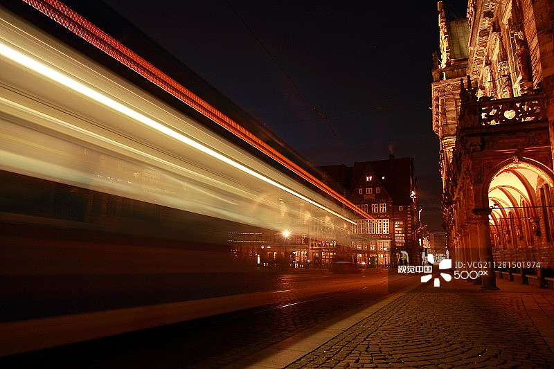 不莱梅夜景图片素材