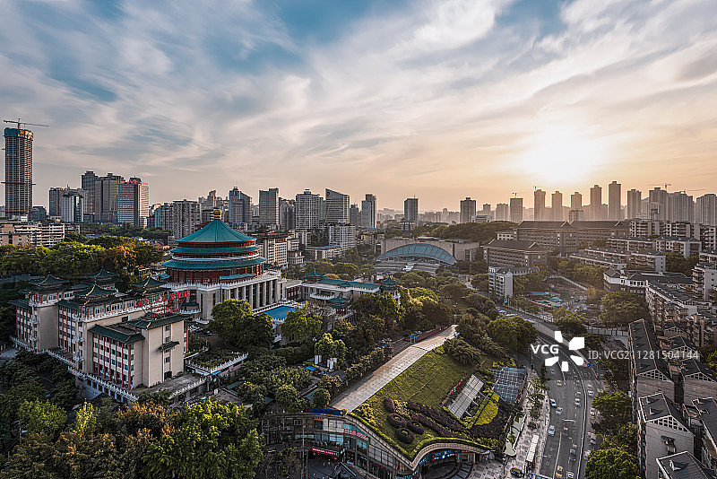 重庆市人民大礼堂图片素材