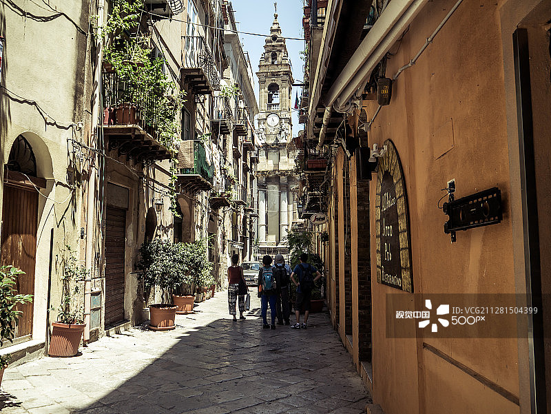 巴勒莫街景图片素材