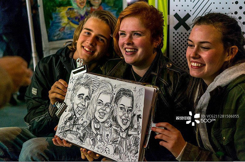 街头漫画图片素材